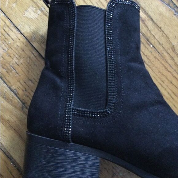 Kenneth Cole reaction 7.5 ankle boots black bling - Picture 2 of 11